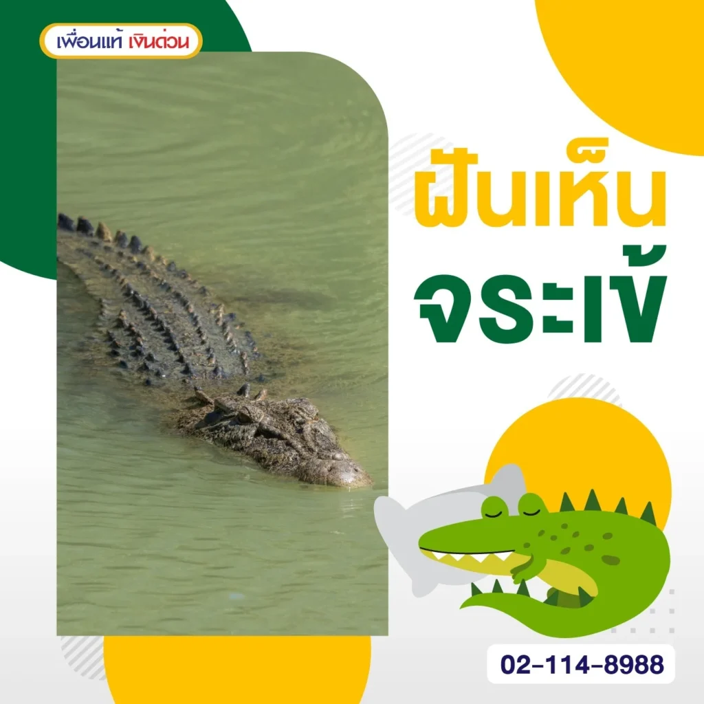 ฝันเห็นจระเข้