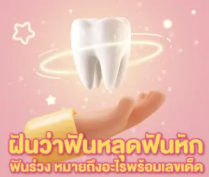 ฝันว่าฟันหลุด ฟันหัก ฟันร่วง หมายถึงอะไร พร้อมเลขเด็ด